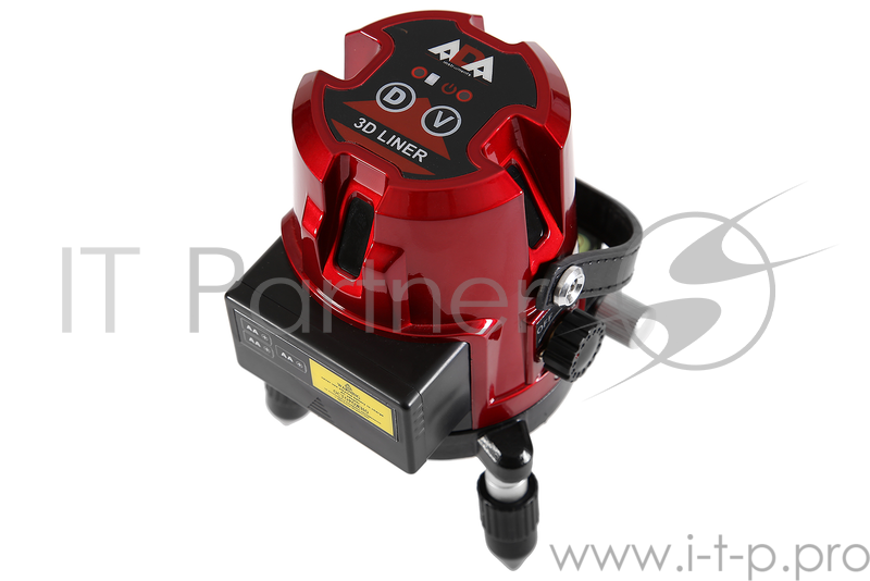 Нивелир лазерный ADA 3D Liner 2V линейный крест/линия ±3 мм/10 м дальность 40м + КЕЙС + ОЧКИ