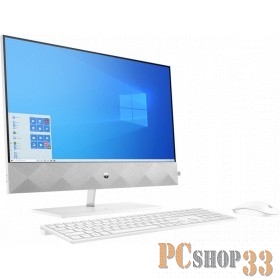 Моноблок HP Pavilion I 24-k0018ur Touch 23,8 FHD(1920x1080) Core i7-10700T, 8GB DDR4 2666 (1x8GB), SSD 512Gb, nVidia Gef MX350 4GB, no DVD, kbd&mouse wireless, 5MP Webcam, White, Win10, 1Y Wty