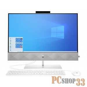 Моноблок HP Pavilion I 27-27-d0012ur Touch 27 FHD(1920x1080) Core i5-10400T, 16GB DDR4 2666 (1x16GB), SSD 512Gb, nVidia GTX1650 4GB, no DVD, kbd&mouse wireless, 5MP Webcam, White, Win10, 1Y Wty