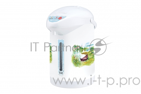 Термопот OPTIMA AP-303R (3.0л, 3 сп. нал. воды,бак из нерж.стали, белый пластик, 800Вт)