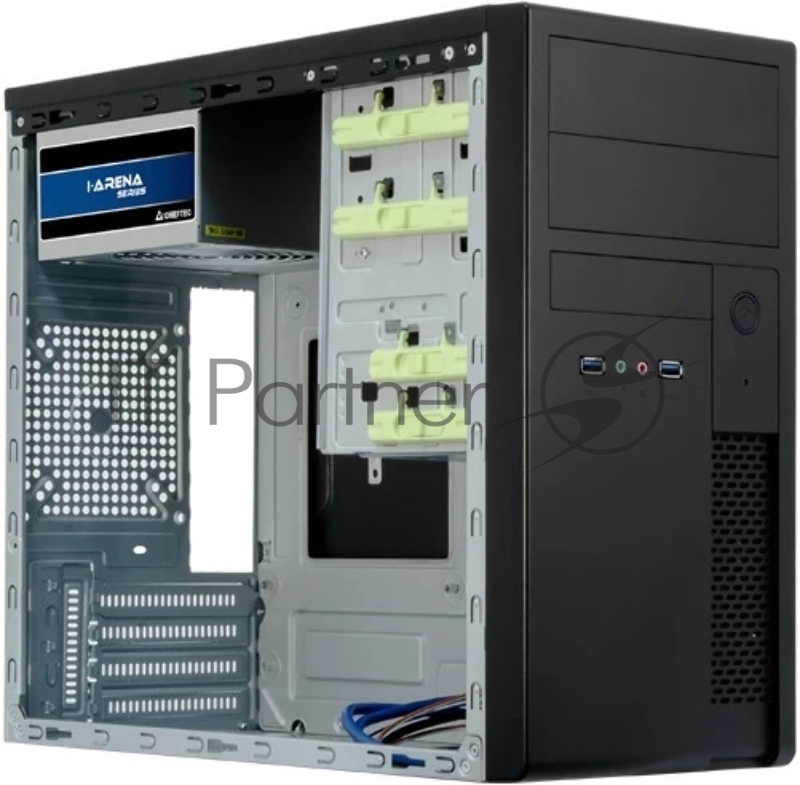 Корпус CHIEFTEC MESH XT-01B-OP без БП, черный, mATX