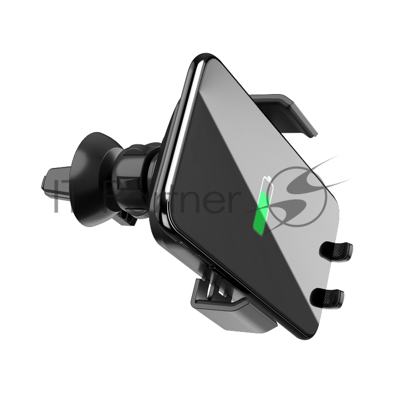 Автомобильный держатель для телефона с функцией беспроводной зарядки Lyambda LNT6-BK