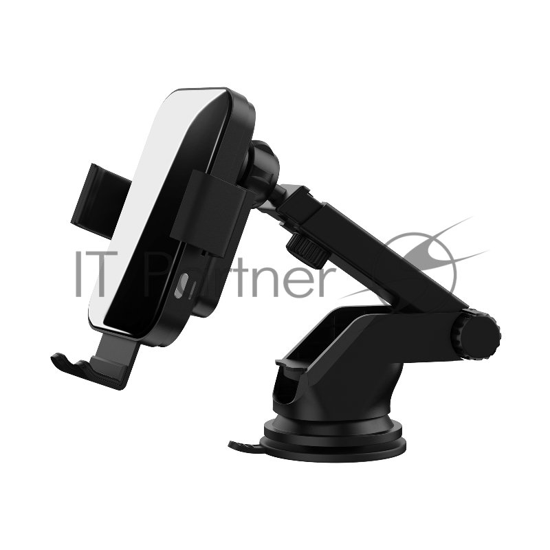 Автомобильный держатель для телефона с функцией беспроводной зарядки Lyambda LNT6-BK