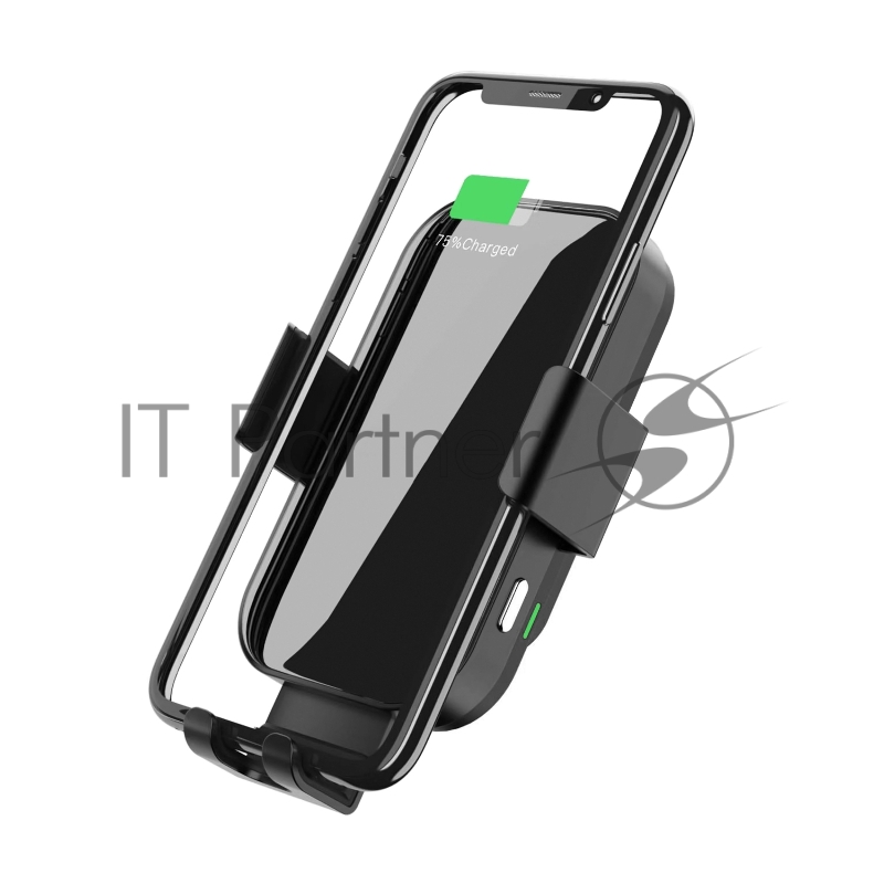 Автомобильный держатель для телефона с функцией беспроводной зарядки Lyambda LNT6-BK