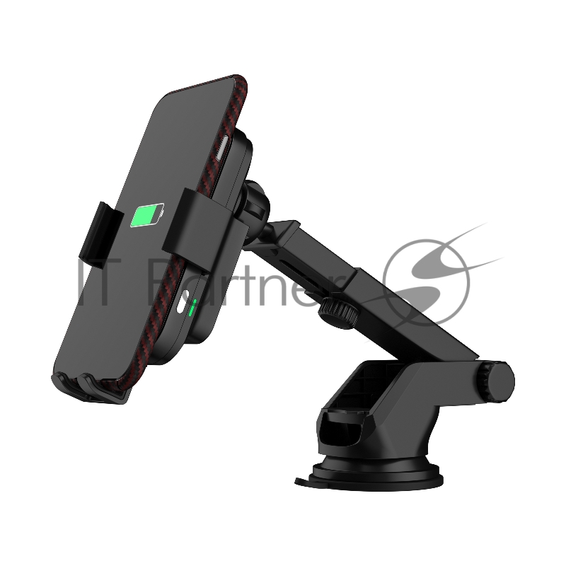 Автомобильный держатель для телефона с функцией беспроводной зарядки Lyambda LNT6-BK