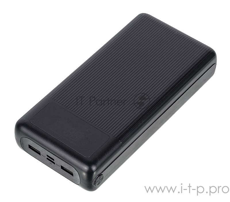 Мобильный аккумулятор Buro RLP-30000 Li-Pol 30000mAh 2A черный 2xUSB