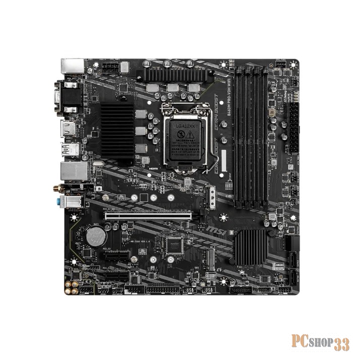 Материнская плата B460 S1200 MATX B460M PRO-VDH WIFI MSI