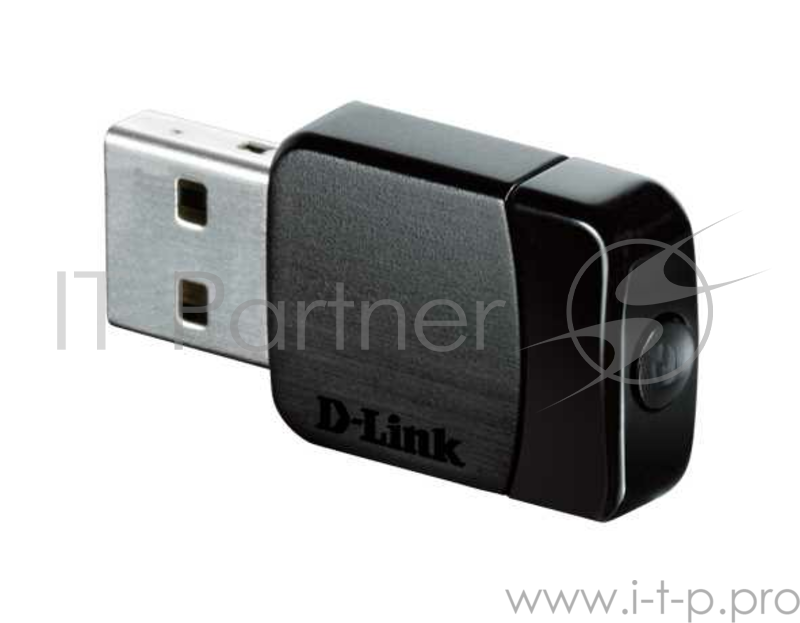 Сетевой адаптер WiFi D-Link DWA-171/RU DWA-171/RU/D1A AC600 USB 2.0 (ант.внутр.) 1ант.
