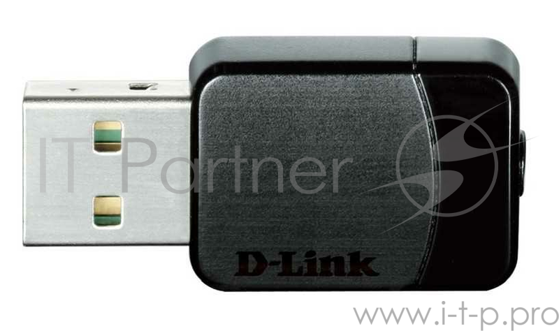Сетевой адаптер WiFi D-Link DWA-171/RU DWA-171/RU/D1A AC600 USB 2.0 (ант.внутр.) 1ант.