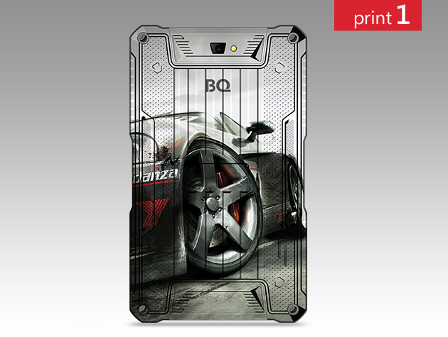 Планшет BQ-7082G Armor Print1 7 8Gb 3G Планшет BQ-7082G Armor Print1 (7, 1024*600, TN, 4*1.0Ghz, 1+8Гб, GPS, 7.0)