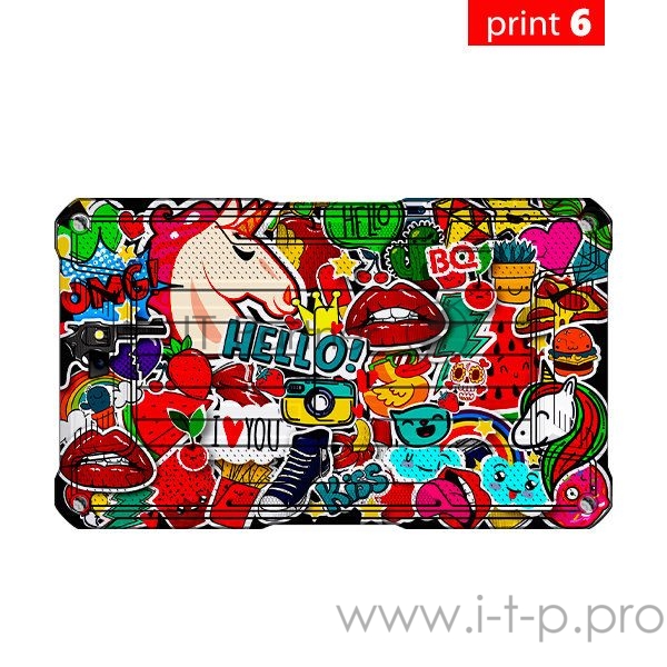 Планшет BQ-7082G Armor Print1 7 8Gb 3G Планшет BQ-7082G Armor Print1 (7, 1024*600, TN, 4*1.0Ghz, 1+8Гб, GPS, 7.0)