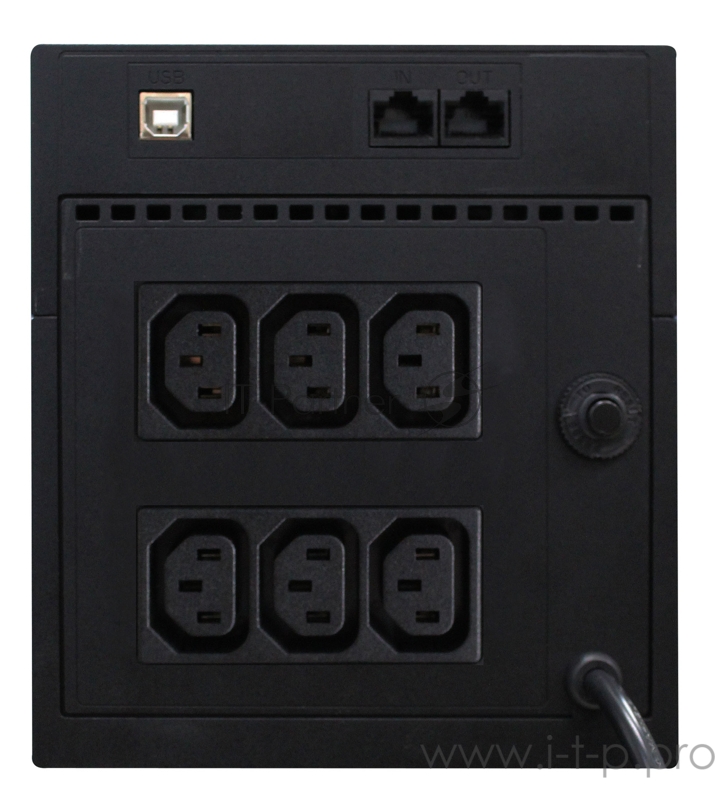 Источник бесперебойного питания Powercom Raptor RPT-2000AP SE 1200Вт 2000ВА черный