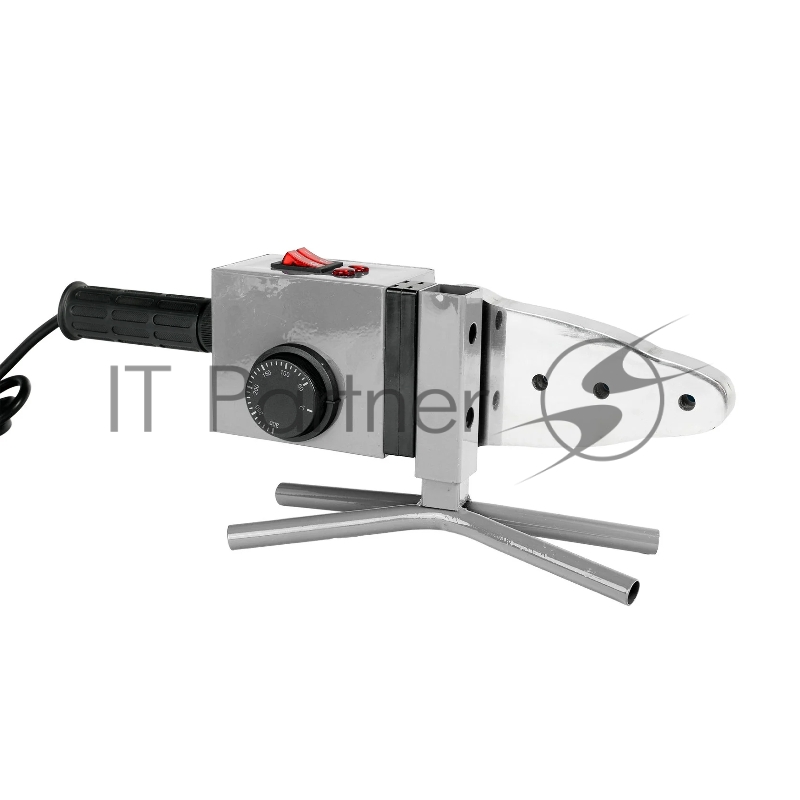 Аппарат для сварки пластиковых труб ПОБЕДА, ПТ-2435, 2 мощных нагревательных элемента, 2435 Вт., 6 насадок, металлический кейс