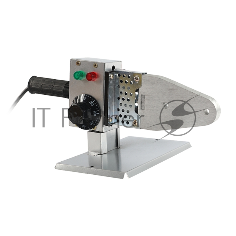 Аппарат для сварки пластиковых труб ПОБЕДА, ПТ-1800, 2000 Вт., 6 насадок, стойка, отвертка, кейс металл.