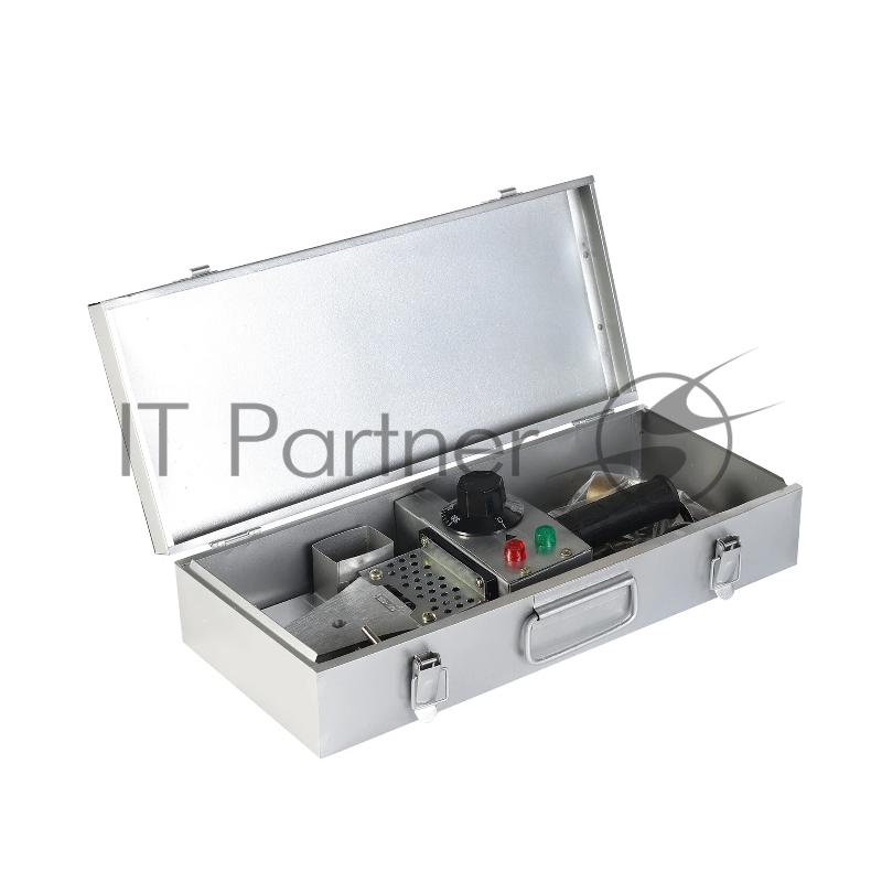 Аппарат для сварки пластиковых труб ПОБЕДА, ПТ-1500, 1500 Вт., 3 насадки, металлический кейс