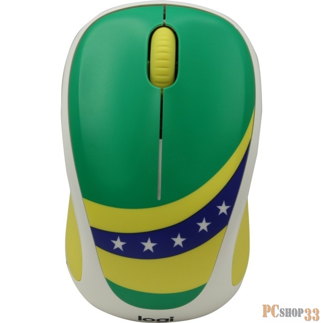 Оптическая мышь Logitech M238 Brasil 910-005398, беспров., 2кн.+скр., с рисунком (USB)