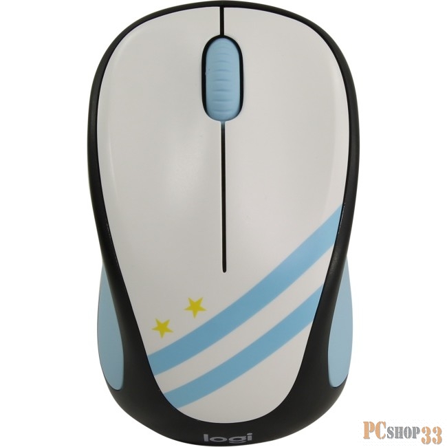 Оптическая мышь Logitech M238 Argentina 910-005397, беспров., 2кн.+скр., с рисунком (USB)