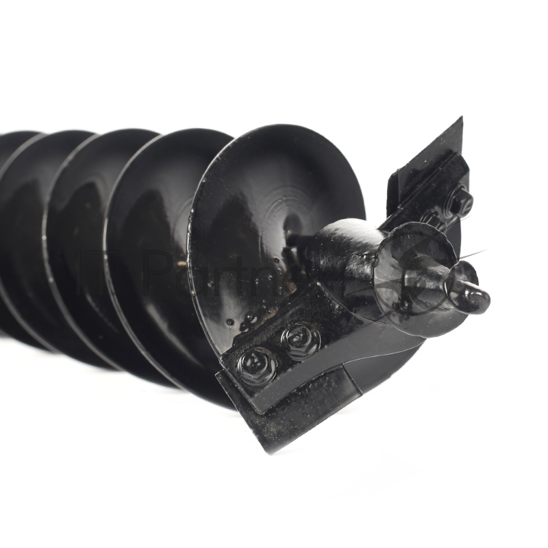 Шнек двухзаходный D 100B для грунта к бензобуру со сменными ножами, диаметр 100мм длина 800мм