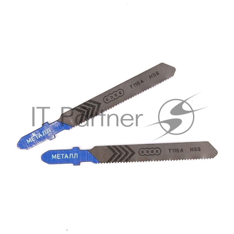 Пилка для лобзика EDGE by PATRIOT T118A по металлу, 2шт в блистере