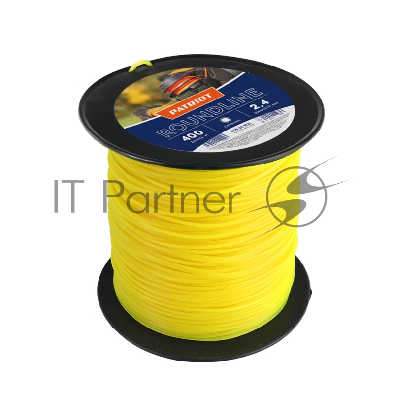 Леска Roundline D 2,4 мм L 400 м (круглая, желтая) 240-400-1