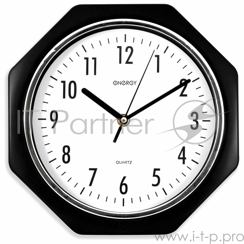 Часы настенные кварцевые ENERGY модель ЕС-06 восьмиугольные