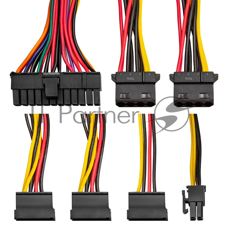 Корпус Miditower Exegate CP-601 Black, ATX, <CP400W, 80mm>, 2*USB, Audio