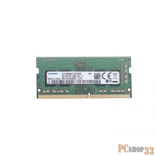 Память DDR4 8Gb 2666MHz Samsung M471A1K43DB1-CTD OEM PC3-21300 CL19 SO-DIMM 260-pin 1.2В original single rank