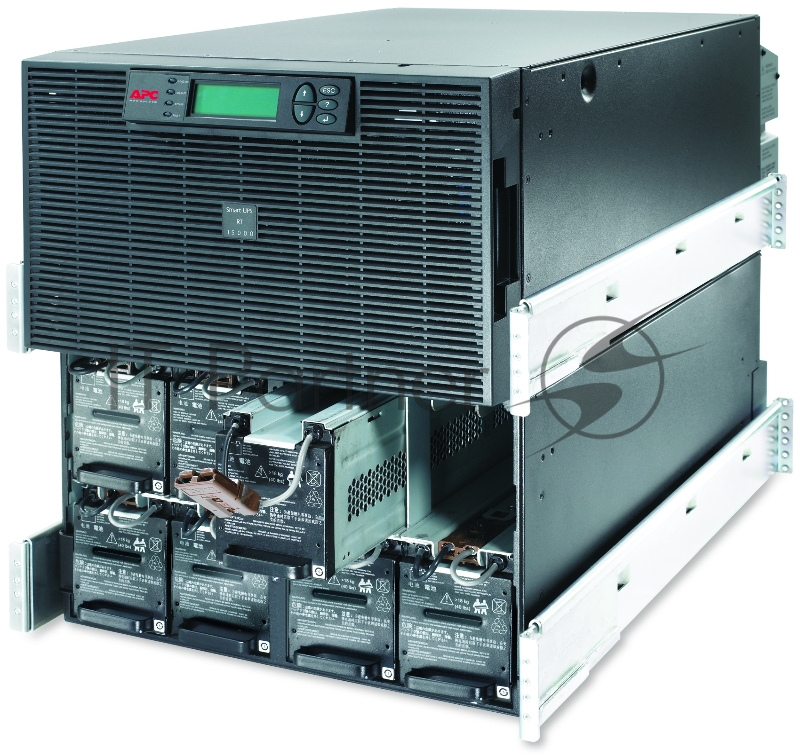 ИБП (UPS) 12U 19 RM 15000ВА APC Smart-UPS RT 15kVA SURT15KRMXLI, черный (COM, LAN)