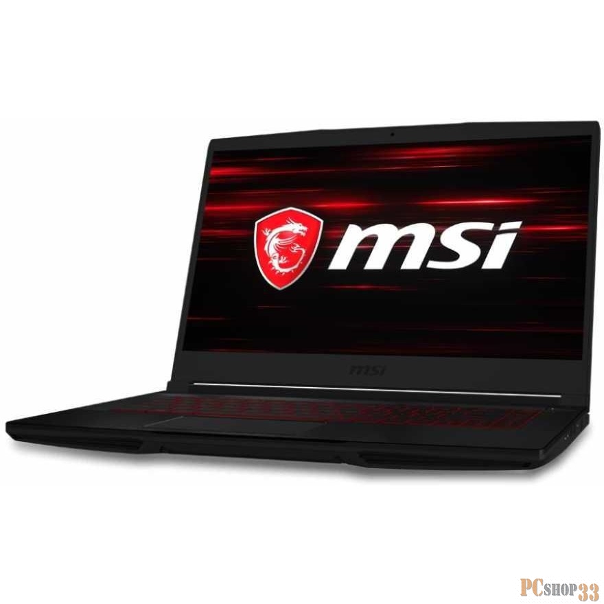 Ноутбук MSI GF63 Thin 9SCXR-605XRU Core i7 9750H/16Gb/SSD512Gb/NVIDIA GeForce GTX 1650 MAX Q 4Gb/15.6/IPS/FHD (1920x1080)/Free DOS/black/WiFi/BT/Cam
