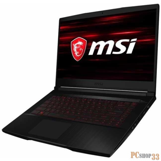 Ноутбук MSI GF63 Thin 9SCXR-605XRU Core i7 9750H/16Gb/SSD512Gb/NVIDIA GeForce GTX 1650 MAX Q 4Gb/15.6/IPS/FHD (1920x1080)/Free DOS/black/WiFi/BT/Cam