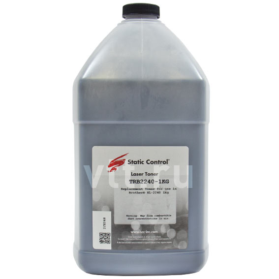 Тонер Static Control для Brother HL-2240, 1кг, флакон