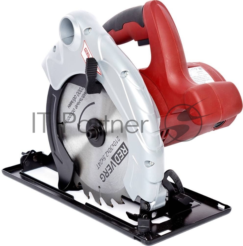 Дисковая пила RD-CS200-70. 2000Вт диск 210х30мм 4000 об/мин пропил: при 90 - 70 мм, при 45 - 48мм стальная подошва