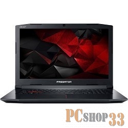 Ноутбук Acer Predator Helios 300 G3-572-54E2 Core i5 7300HQ/8Gb/1Tb/SSD128Gb/nVidia GeForce GTX 1060 6Gb/15.6/IPS/FHD (1920x1080)/Windows 10/black/WiFi/BT/Cam