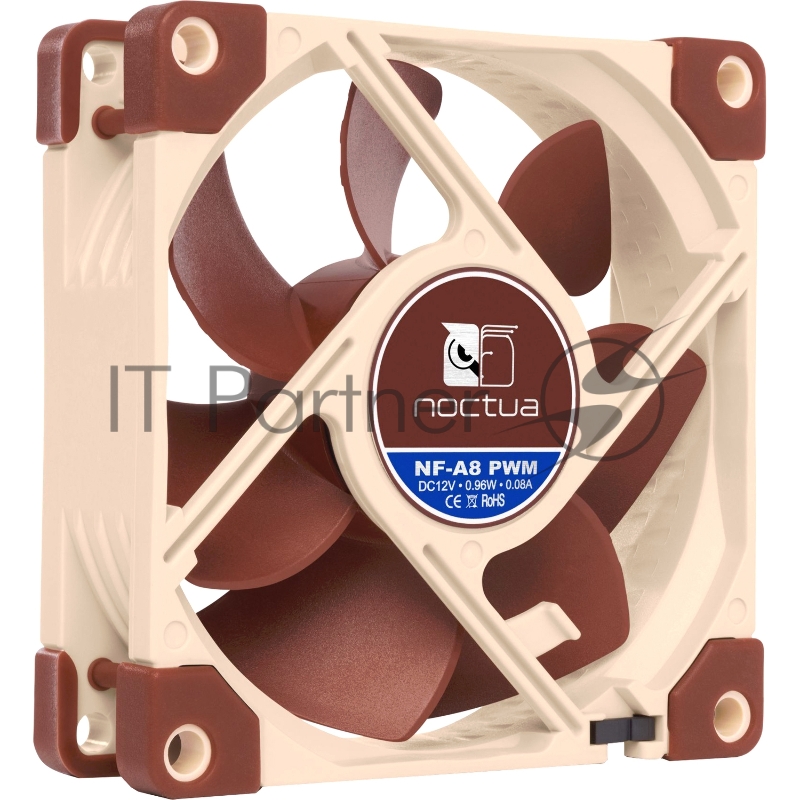 80 mm | Noctua NF-A8 PWM, 1750-2200rpm, 17.7dBa, 4-pin
