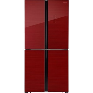 Холодильник HIBERG RFQ-490DX NFGR inverter красный