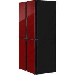 Холодильник HIBERG RFQ-490DX NFGR inverter красный