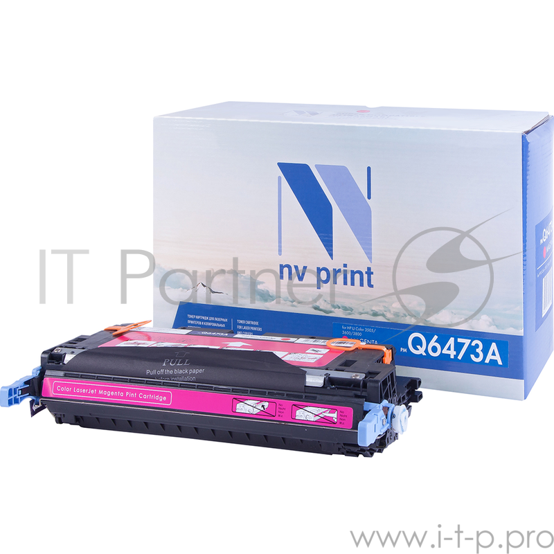Картридж NV Print совместимый HP Q6473A Magenta для LJ Color 3505/3600/3800 (4000k)