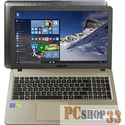 Ноутбук ASUS X540SC-XX040T 90NB0B21-M01640 black 15.6 HD Pen N3700/4Gb/500Gb/GF810M 1Gb/DVDRW/W10