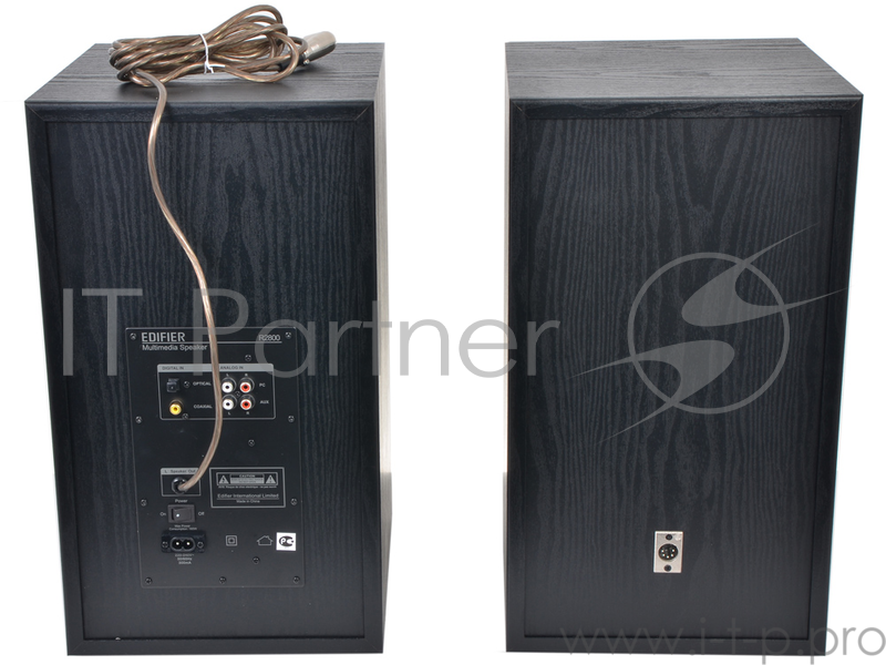 Колонки Edifier R2800 черное дерево, {Активные, 2 x 70W RMS, 42-20000Гц, дерево, пульт ДУ}