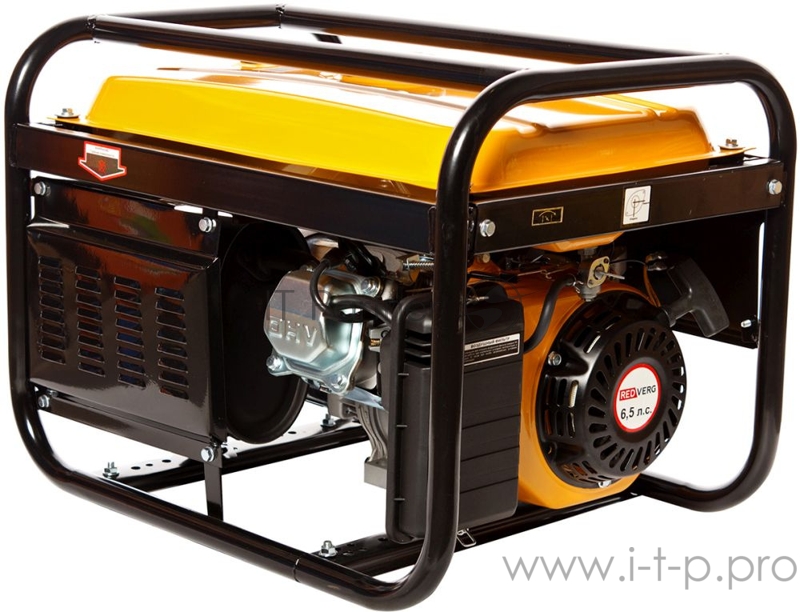 Генератор бензиновый RD-G2800. 6,5л.с 196куб.см GM168F-1 запуск- ручной бак- 15л2,5кВт, макс.- 2,8кВт 220В