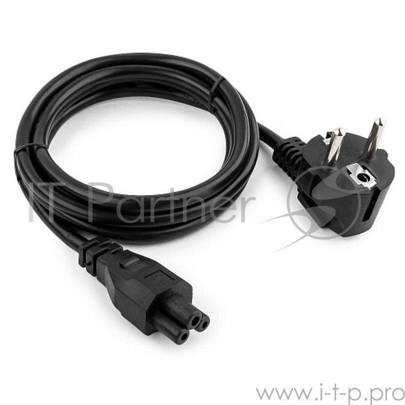 Кабель Кабель питания для ноутбуков Gembird/Cablexpert, 3м, Schuko- C5, 10А (PC-186-ML12-3M)