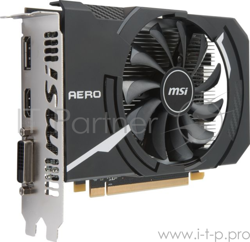 Видеокарта MSI Radeon RX550 AERO ITX OC 2Gb GDDR5 128bit DP, DVI-D, HDMI (RX 550 AERO ITX 2G OC) RTL
