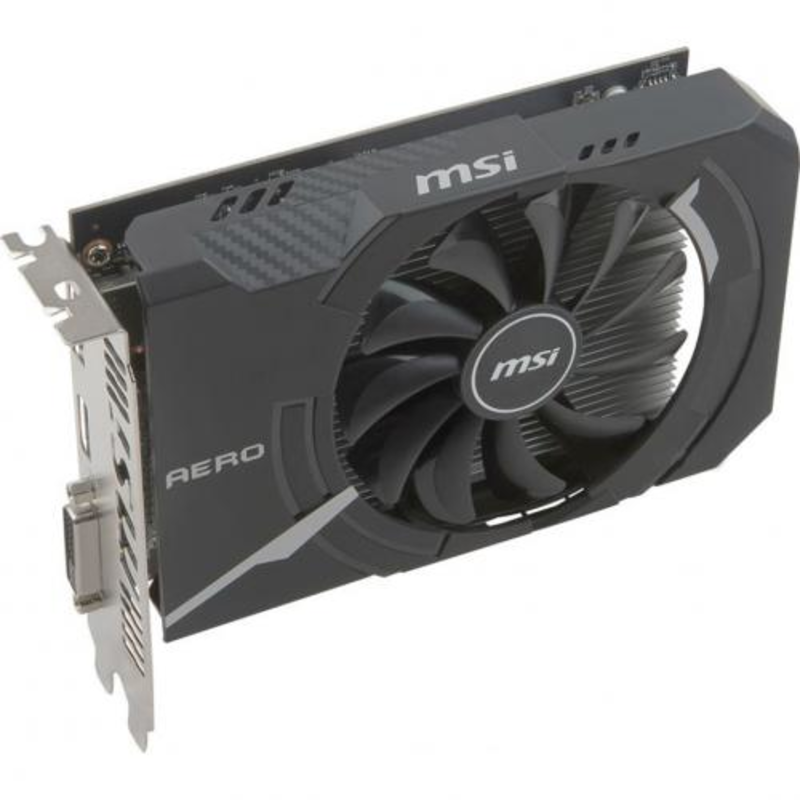 Видеокарта MSI Radeon RX550 AERO ITX OC 2Gb GDDR5 128bit DP, DVI-D, HDMI (RX 550 AERO ITX 2G OC) RTL