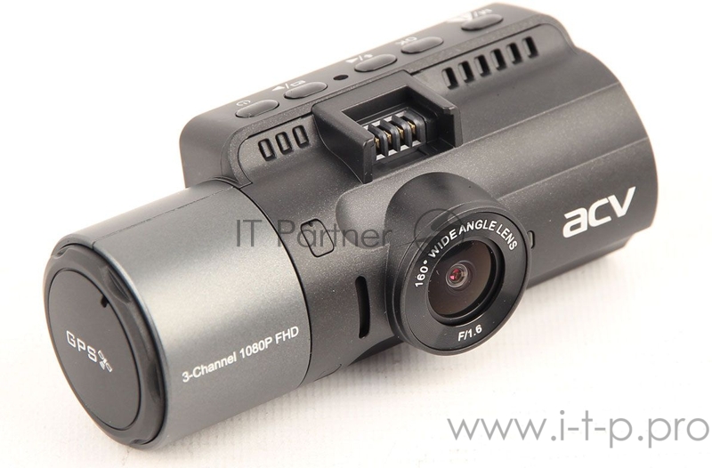 Видеорегистратор ACV GQ914 черный 5Mpix 1440x2560 1440p 160гр. GPS Hisilicon Hi3559V200