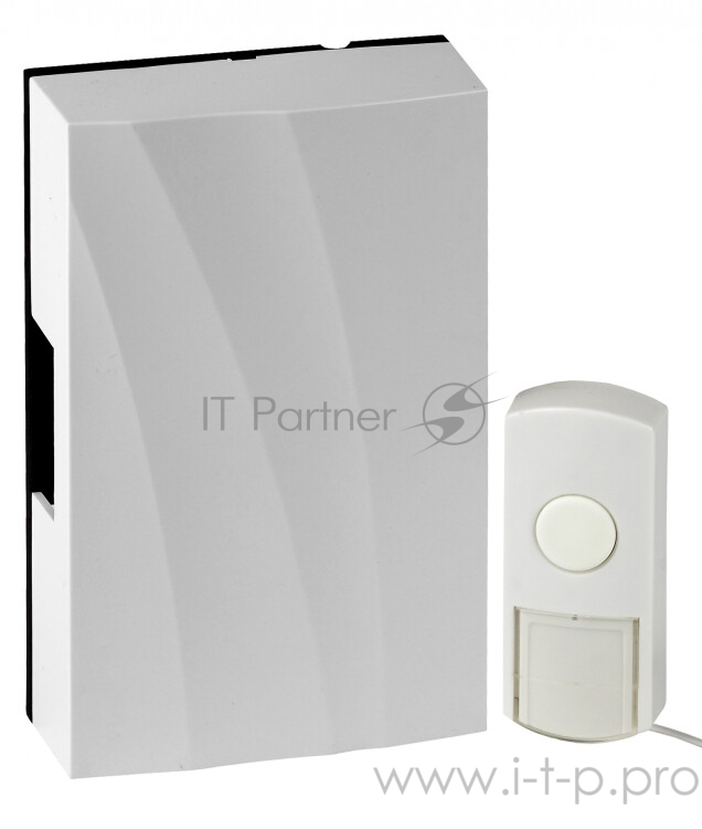 Звонок ЭРА D157 проводной электромеханический, от сети, белый