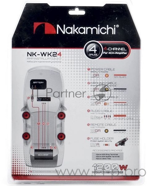 Установочный комплект Nakamichi NAK-NK-WK24 4ch