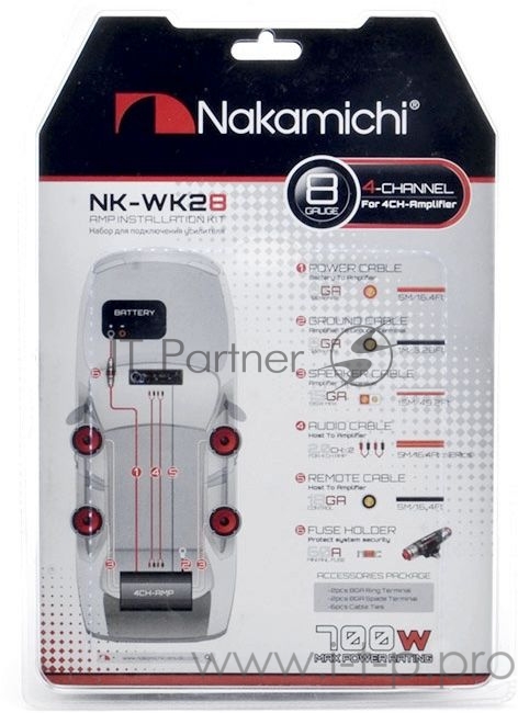 Установочный комплект Nakamichi NAK-NK-WK28 4ch