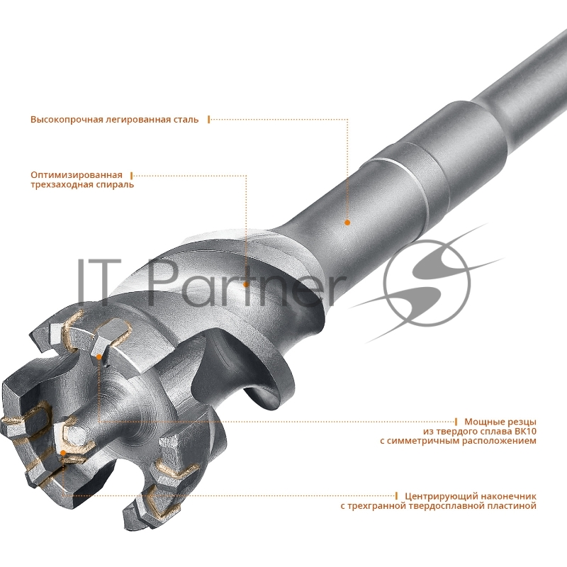 Проломной бур ЗУБР Профессионал 55х900/1000 мм