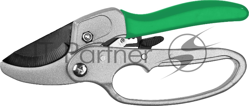 Секатор PC-33 с алюминиевыми рукоятками, с эфесом, контактный, 200 мм, РОСТОК