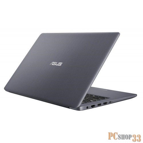 Ноутбук ASUS VivoBook Pro N580GD-FI198 (Core i7 8750H-2.20ГГц, 8ГБ, 256ГБ+1ТБ, GFGTX1050, LAN, WiFi, BT, WebCam, 15.6 3840x2160, Linux), серый